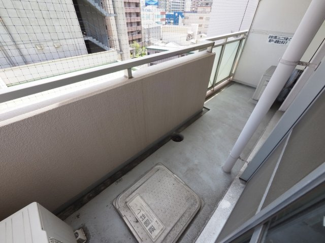 エトワール北梅田のバルコニー