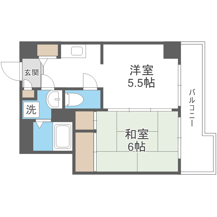 エトワール北梅田の間取り