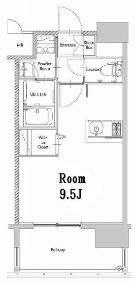 【間取り】 | 新品家具付きマンション築港本町21(KaGood福岡) | ※間取りと異なる場合は現状を優先します。