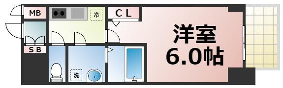 【間取り】 | エスリード大阪城テラス　仲介手数料無料