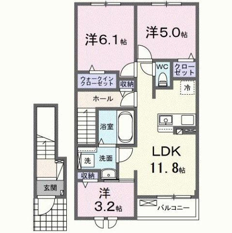 【間取り】 | バンブー　ロン