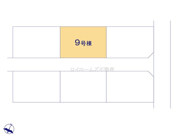 【区画図】 | 名古屋市港区船頭場１丁目304『仲介料無料』新築戸建て | 9号棟