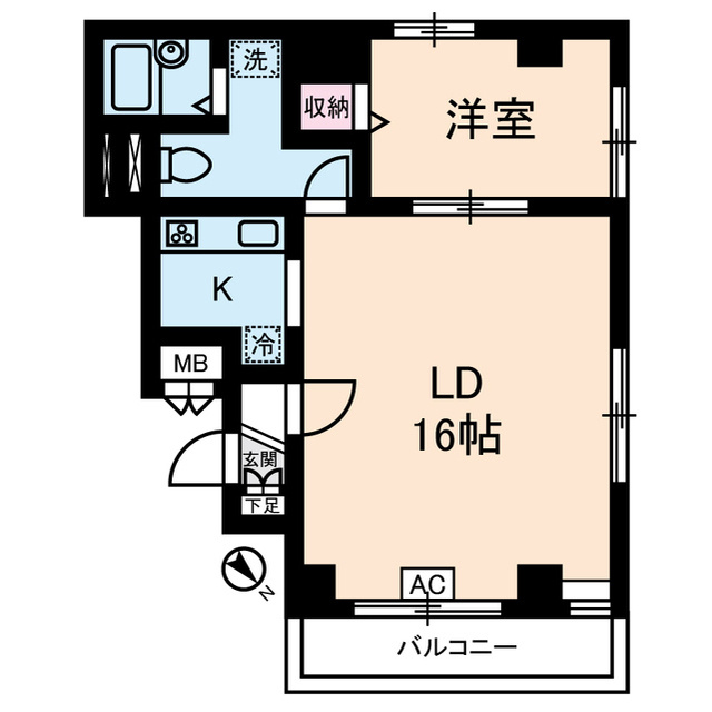 服部ビルの間取り