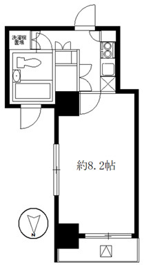 渋谷区神泉町の賃貸マンションの間取り