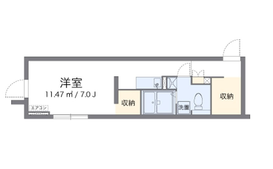 アルクニュースデイの間取り
