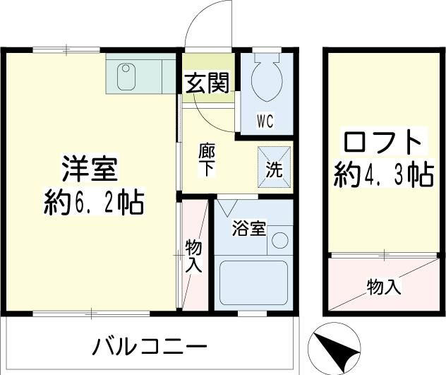 第一ＹＭハイツの間取り