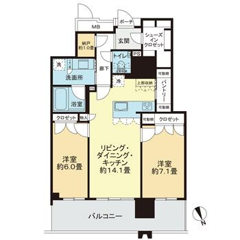 ＭＪＲ熊本ゲートタワーの間取り