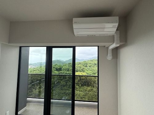 ＭＪＲ熊本ゲートタワーの設備|リビングダイニングキッチン（エアコン）※無償貸与