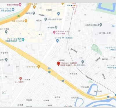 【地図】 | ドミールタチバナ五月町Ⅱ