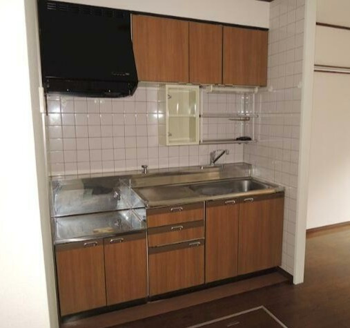 川崎市多摩区菅稲田堤１丁目の賃貸マンションのキッチン