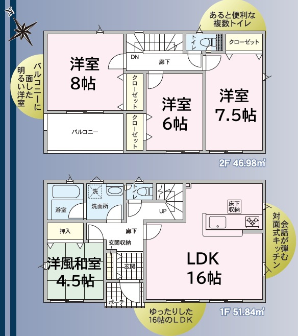 寿台6丁目(第1)の間取り