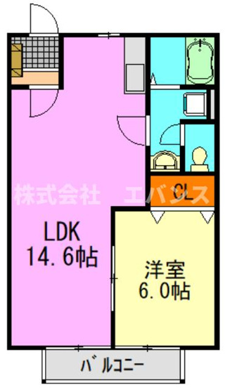 【間取り】 | ラールコンホールターベウB