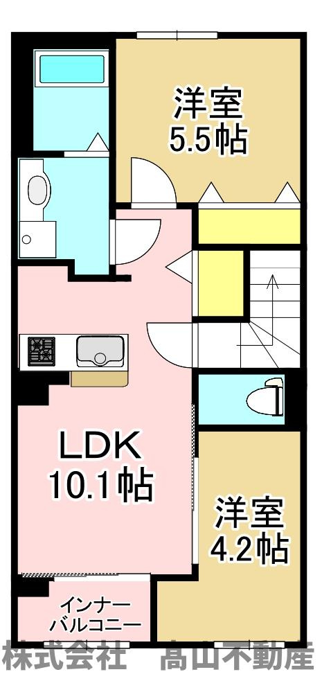 ディアコート桜の間取り