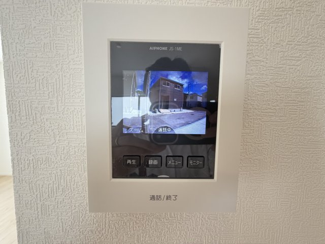 沖縄市胡屋　第1（全13棟）ラスト9号棟のセキュリティ|9号棟　TVモニター付きインターフォン♪