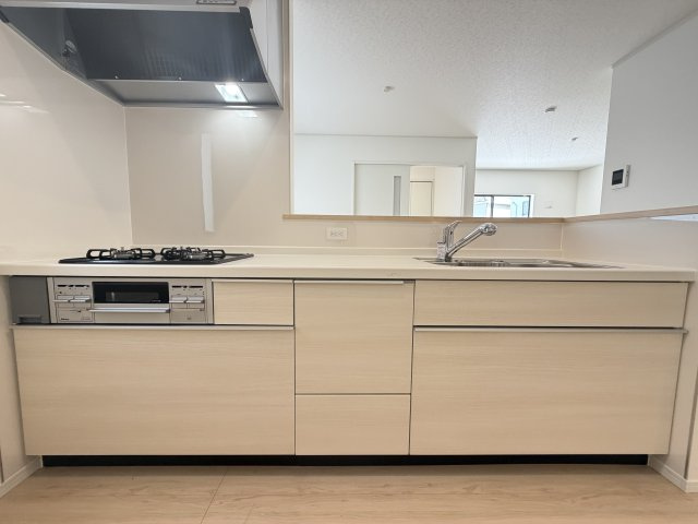 沖縄市胡屋　第1（全13棟）ラスト9号棟のキッチン|9号棟　使いやすいシステムキッチン♪
