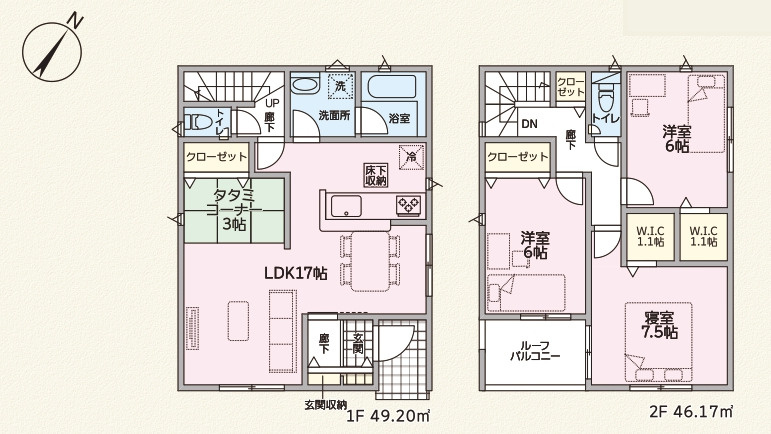 沖縄市胡屋　第1（全13棟）ラスト9号棟の間取り|9号棟　