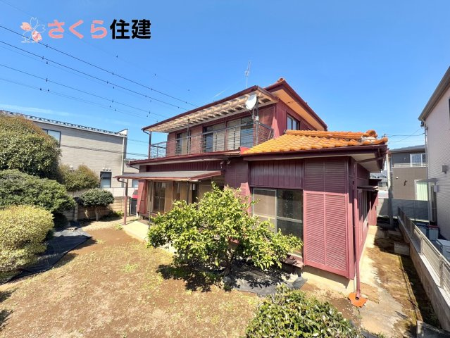 野木町丸林　古家付き土地の外観