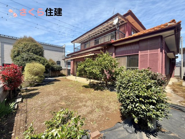野木町丸林　古家付き土地の外観
