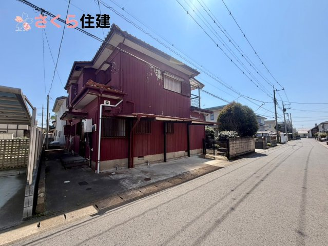 野木町丸林　古家付き土地の外観