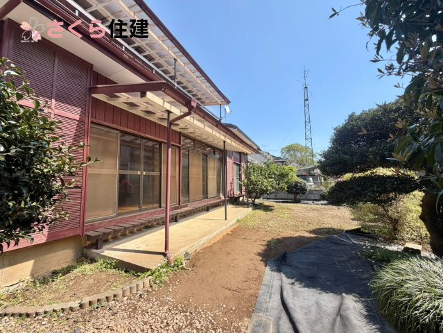 野木町丸林　古家付き土地の外観