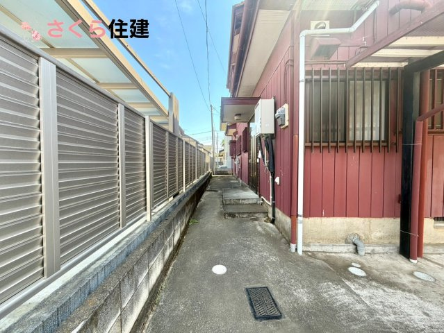 野木町丸林　古家付き土地の外観