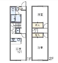 レオパレスグランデ2番館の間取り