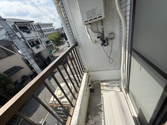 下木田マンションのバルコニー
