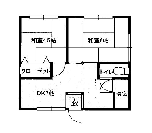ロイヤルハイツ香里の間取り
