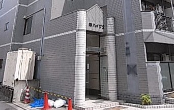 寿ハイツ2のエントランス