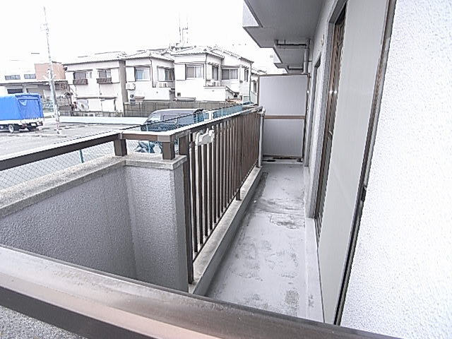 シャトーKITAⅡのバルコニー
