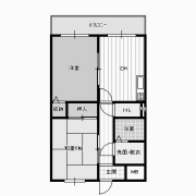 M’プラザ楠根２の間取り