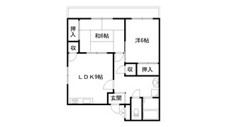 クレール星田の間取り
