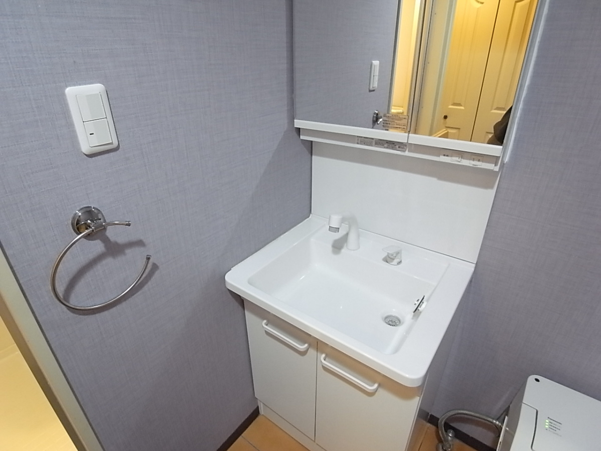 寝屋川市東大利町の賃貸マンションの洗面所