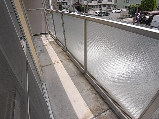 エクセル池田のバルコニー