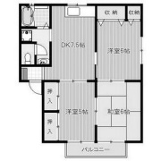 グリーンシャルマンC棟の間取り