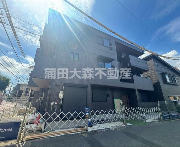 Pecora Bianca仮）の外観|2026年9月築　軽量鉄骨造地上3階建てパナソニックホームズ施工！インターネット無料
東京都大田区中央1丁目　JR京浜東北線大森駅最寄り徒歩14分