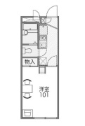 レオパレスコンフォートの間取り