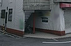 萱島南ハイツのエントランス