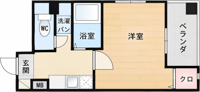 Mプラザ香里弐番館の間取り