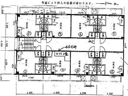 トモエハイツ5号館の間取り