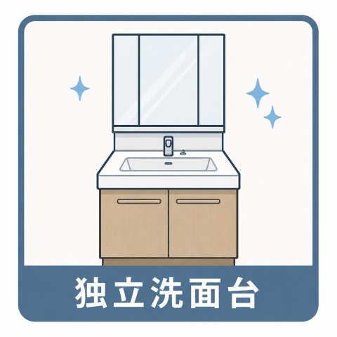コープ野村東桜の洗面所