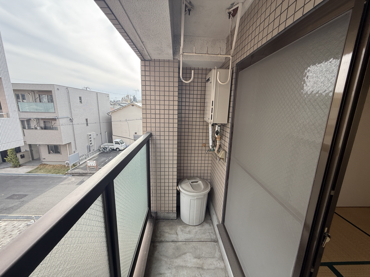 中井マンションのバルコニー