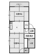 中井マンションの間取り