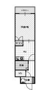 Fromホキタ1番館の間取り