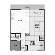 清水谷コーポの間取り