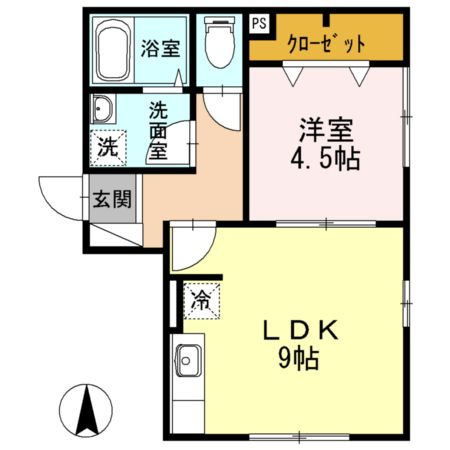 ハイムクライスⅠの間取り