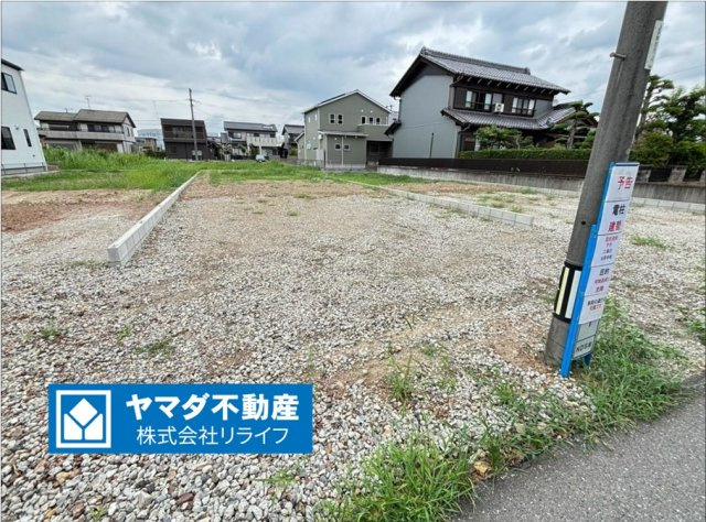 リーブルガーデン　羽島市上中町長間　全３区画分譲の外観|「現地（202●年●月●日）撮影」　
■外観写真　
■ヤマダ不動産　株式会社リライフ　