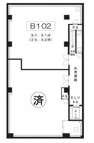 足立区六町３丁目の店舗事務所の間取り