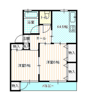 303号室は反転タイプです