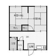 タチバナハイツA棟の間取り